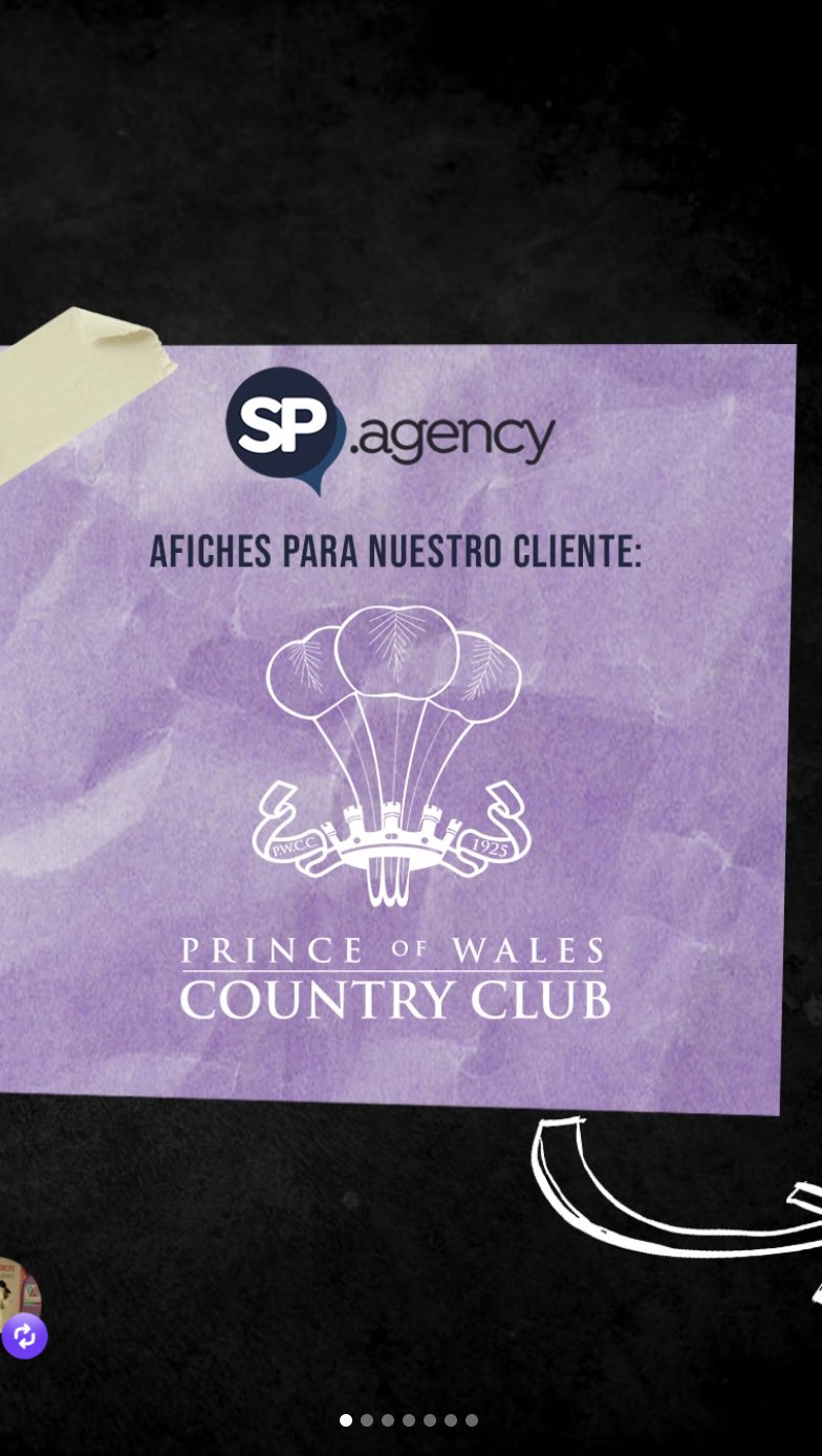 Identidad gráfica de un cliente de SP.agency