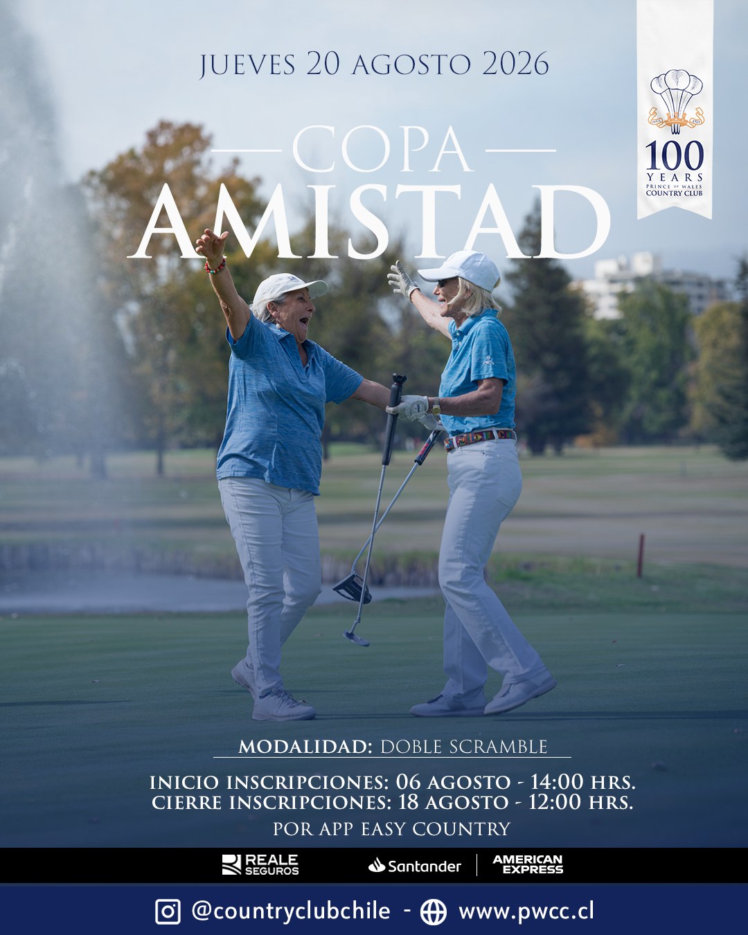 Copa Amistad, golf PWCC