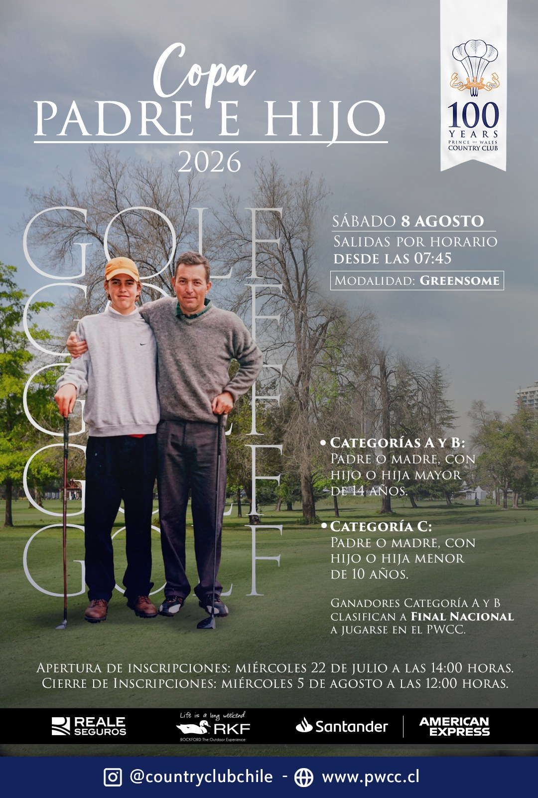 Copa Padre e Hijo 2026, golf PWCC