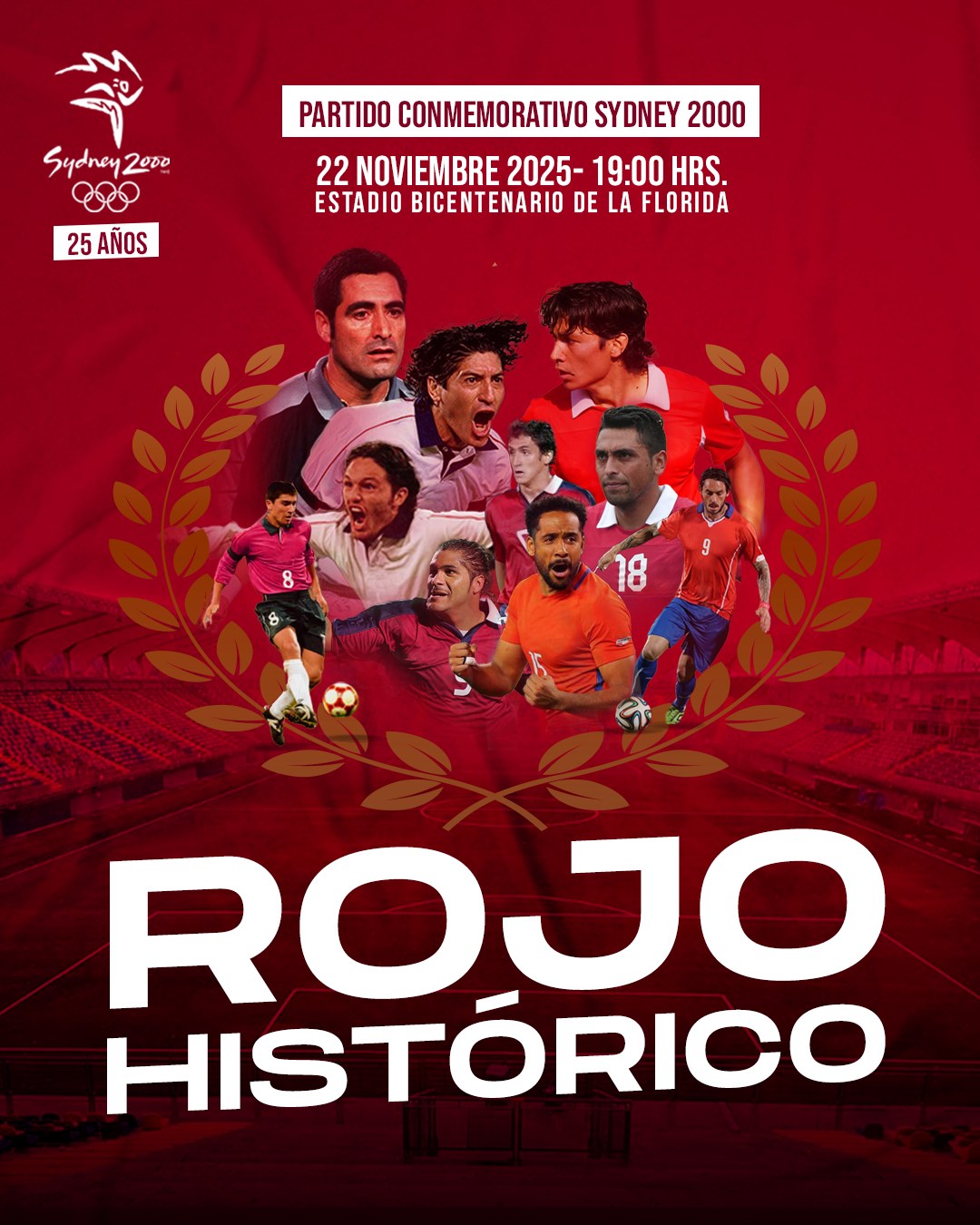 Rojo Histórico, partido conmemorativo Sydney 2000